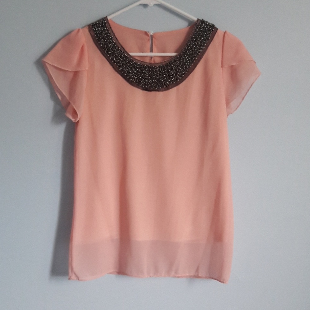 Pink blouse